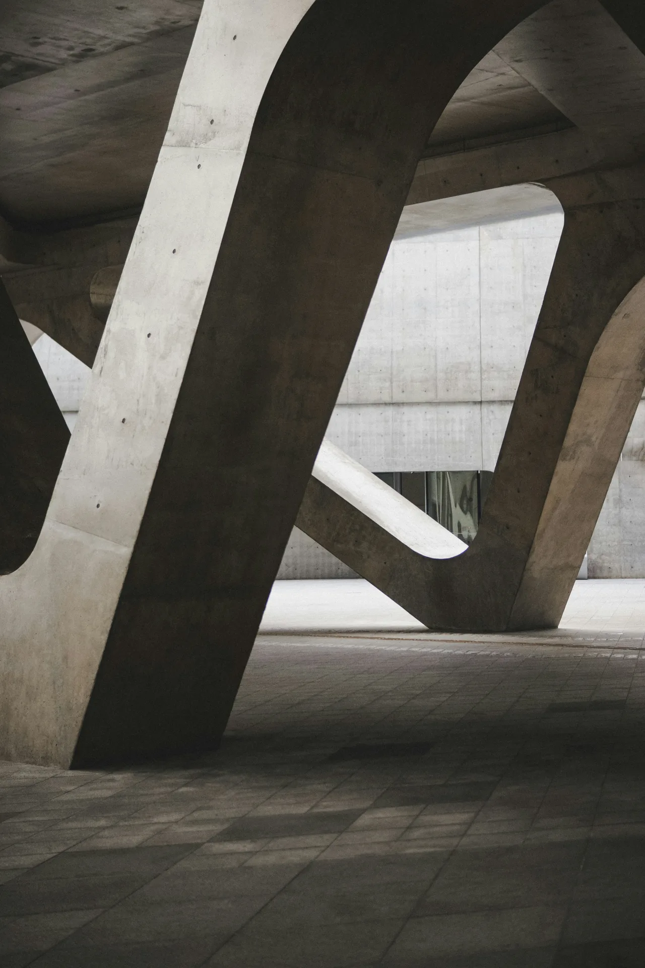 decorative architectural concrete plaza at a Abbotsford commercial property