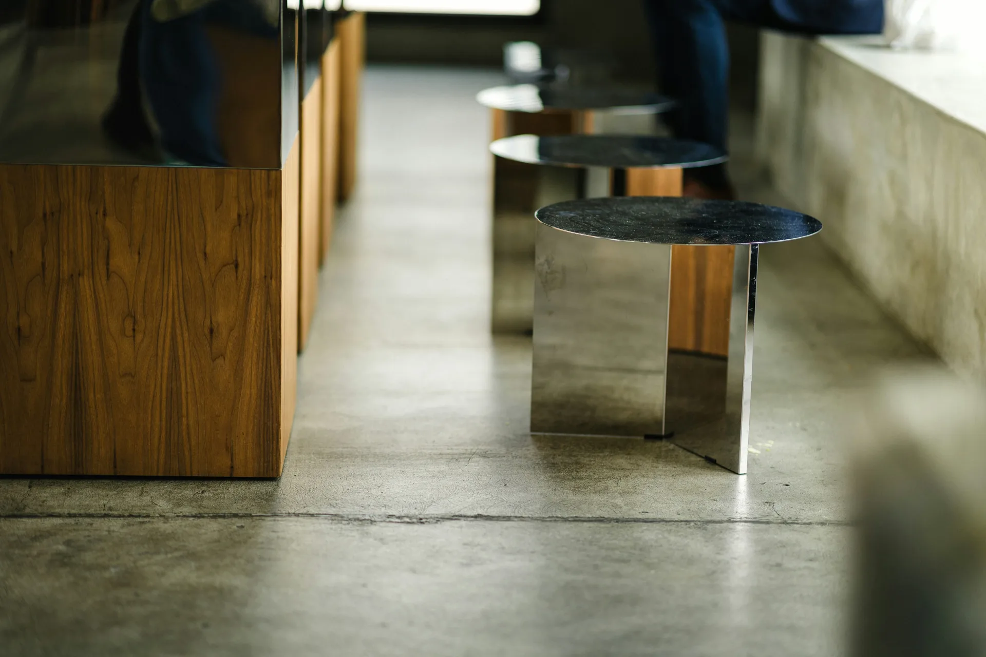 polished concrete floor in a Abbotsford cafe