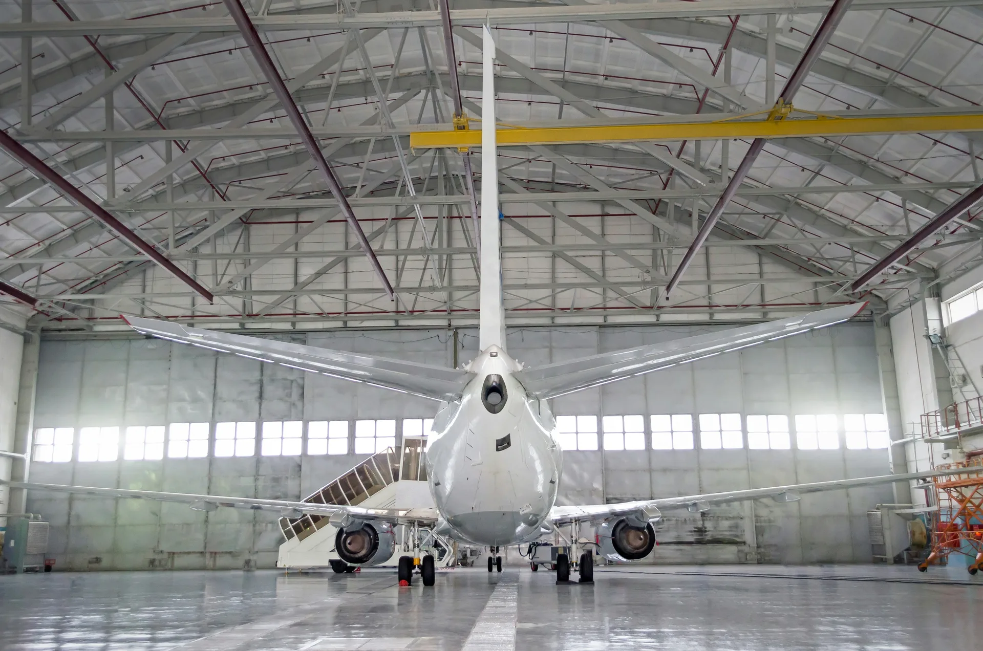 chemical-resistant urethane floor in a Abbotsford manufacturing plant