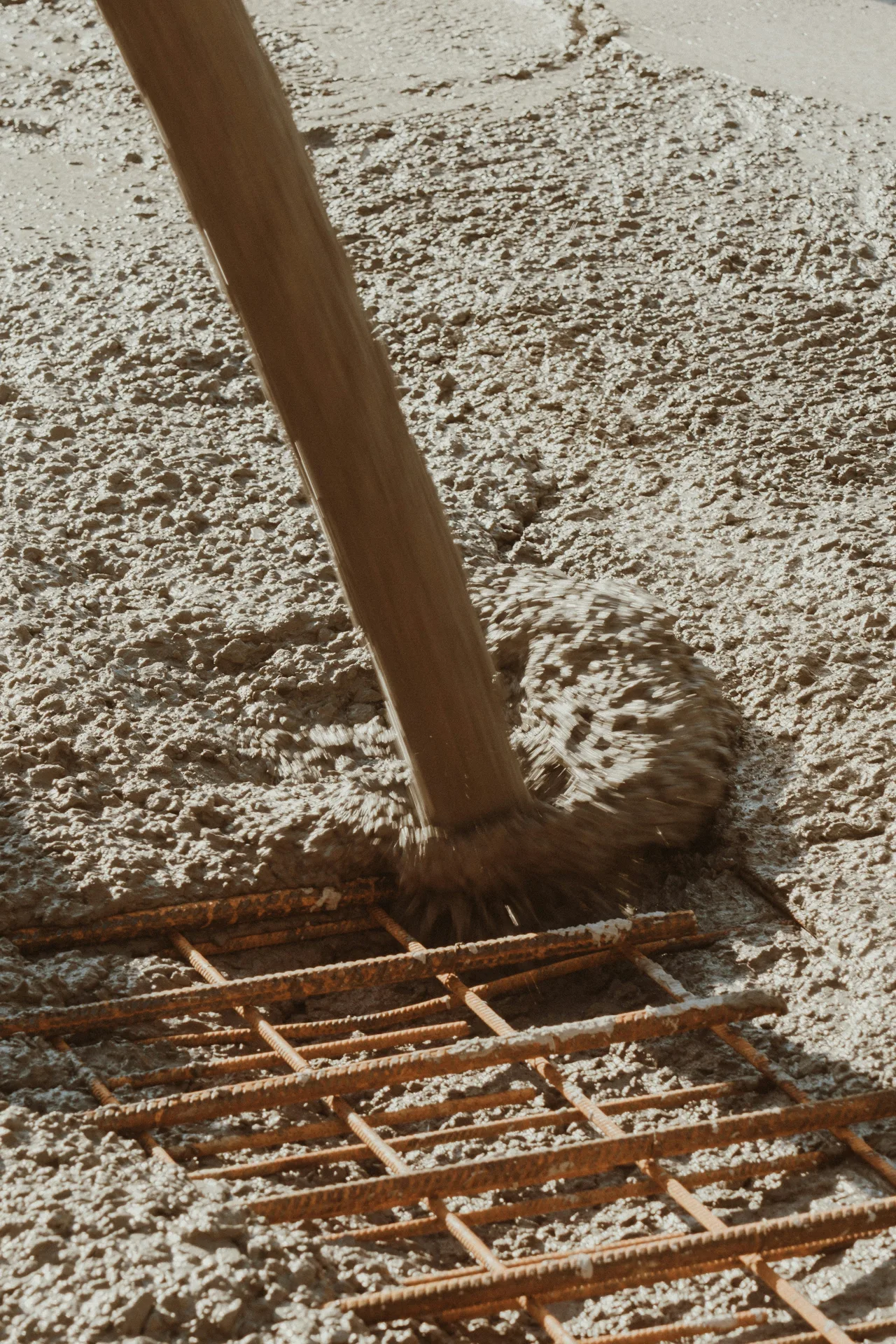 Laticrete NXT being poured on a Abbotsford substrate