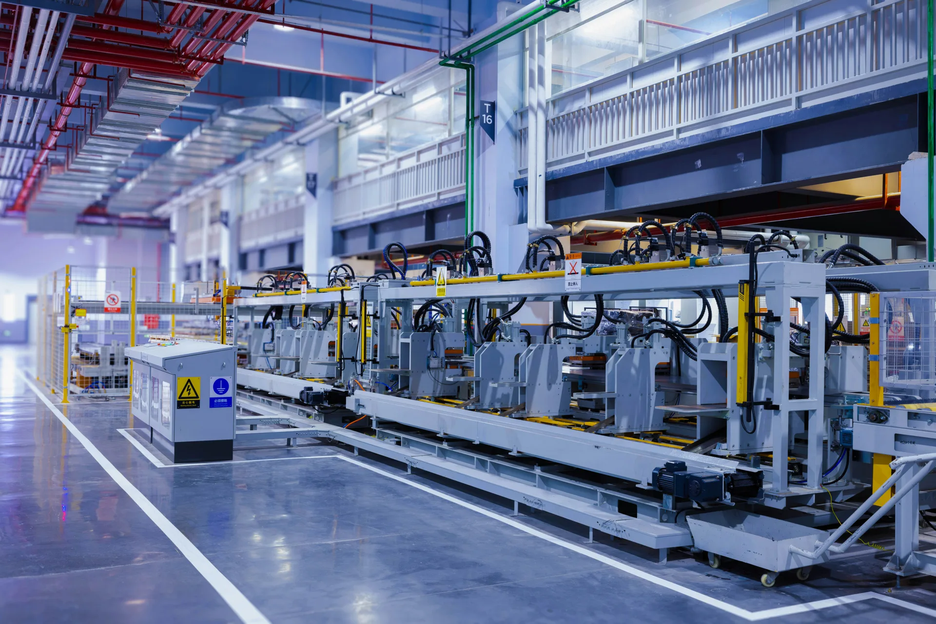 heavy-duty concrete floor in a Abbotsford manufacturing plant
