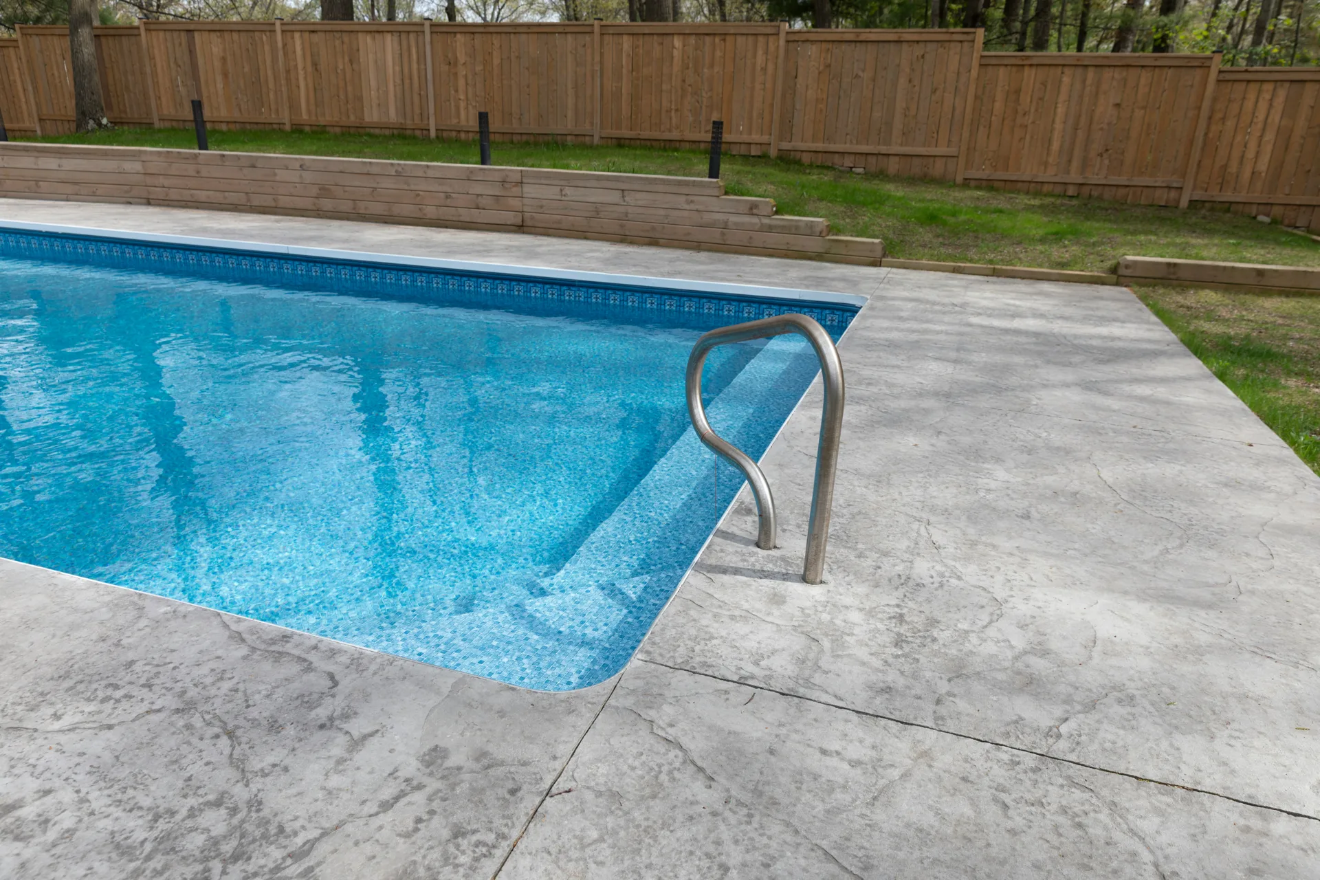 stamped concrete in a slate pattern in Abbotsford
